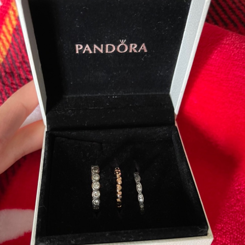 Pandora stackable rings